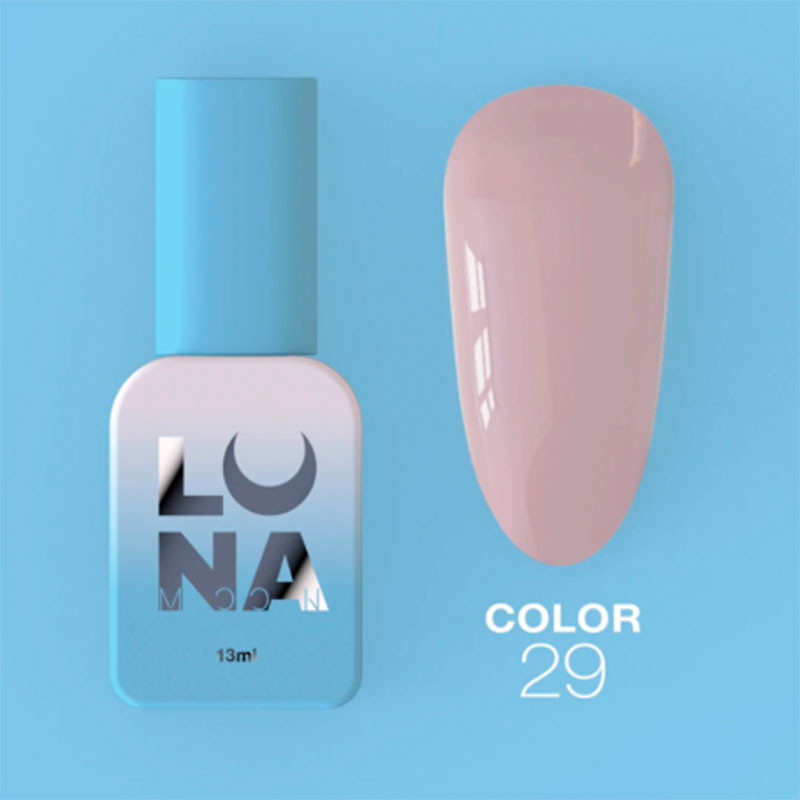 Colored gel polish Lunamoon Nr 29 - 13 ml