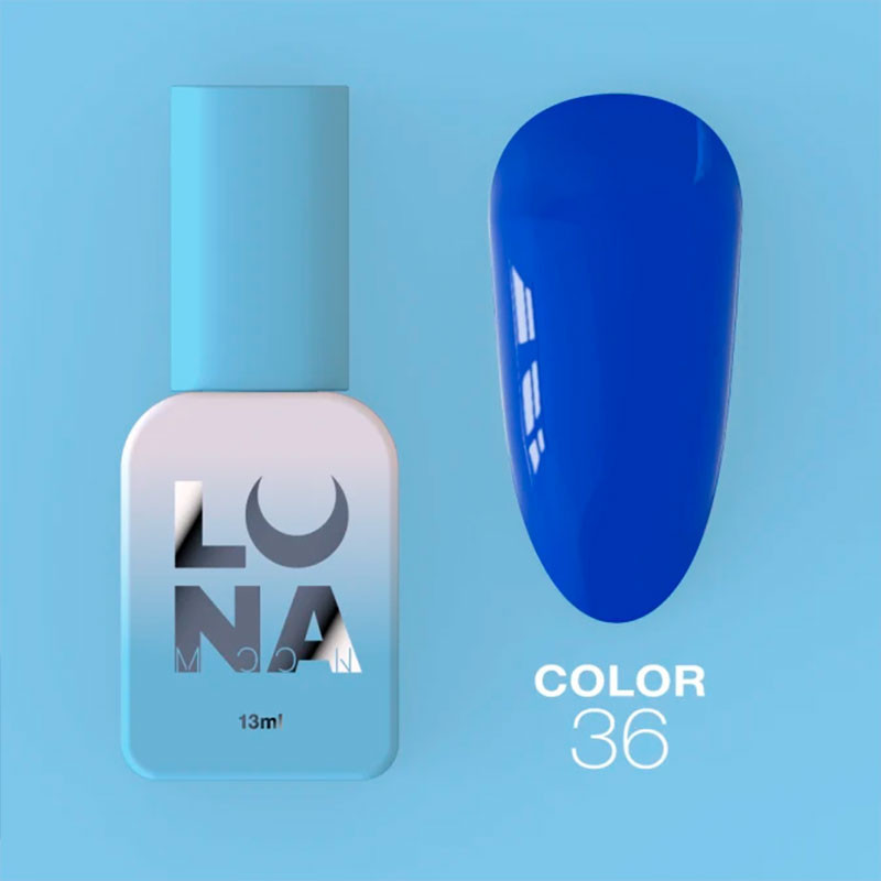 Colored gel polish Lunamoon Nr 36 - 13 ml