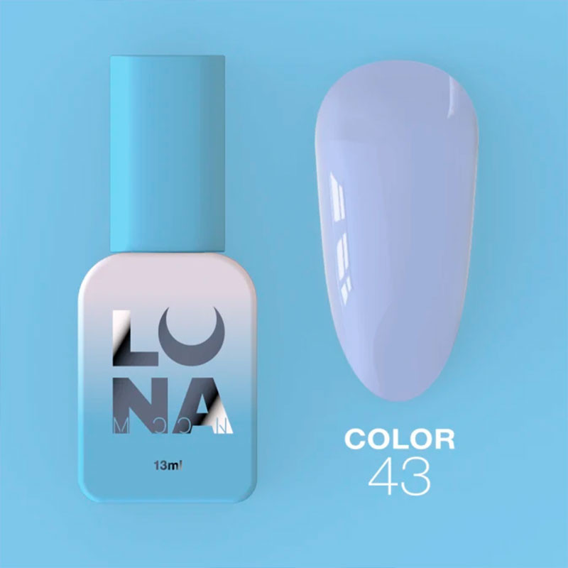 Colored gel polish Lunamoon Nr 43 - 13 ml