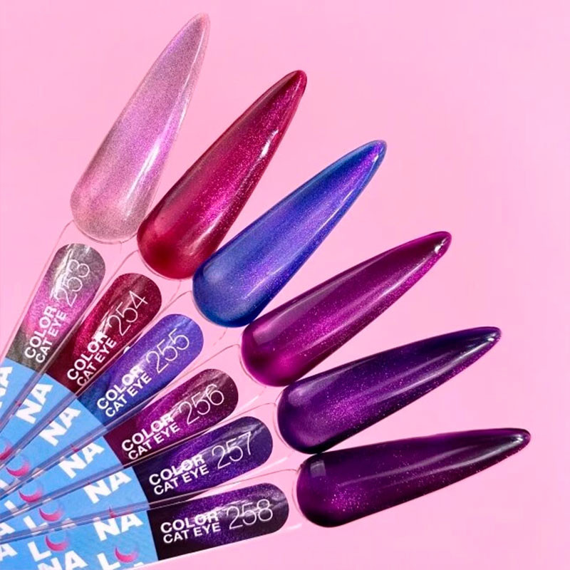 Colored gel polish Lunamoon Cat Eye Nr 258 - 13 ml