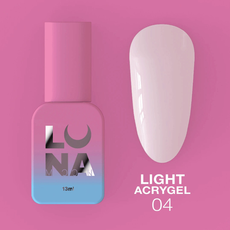 Жидкий Гель Lunamoon Light Acrygel Nr 4 - 13ml