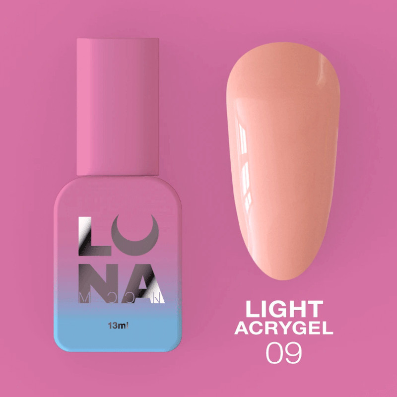 Lunamoon Liquid Gel Light Acrygel Nr 9 - 13ml
