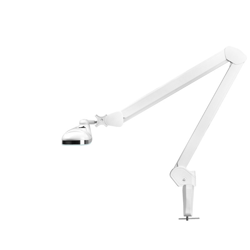Elegant LED workshop lamp 801 l with a vice reg. white light intensity