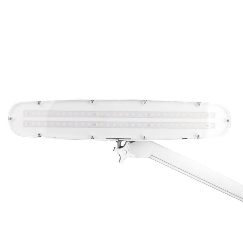 Elegant LED workshop lamp 801 l with a vice reg. white light intensity