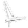 Elegant LED workshop lamp 801 l with a vice reg. white light intensity