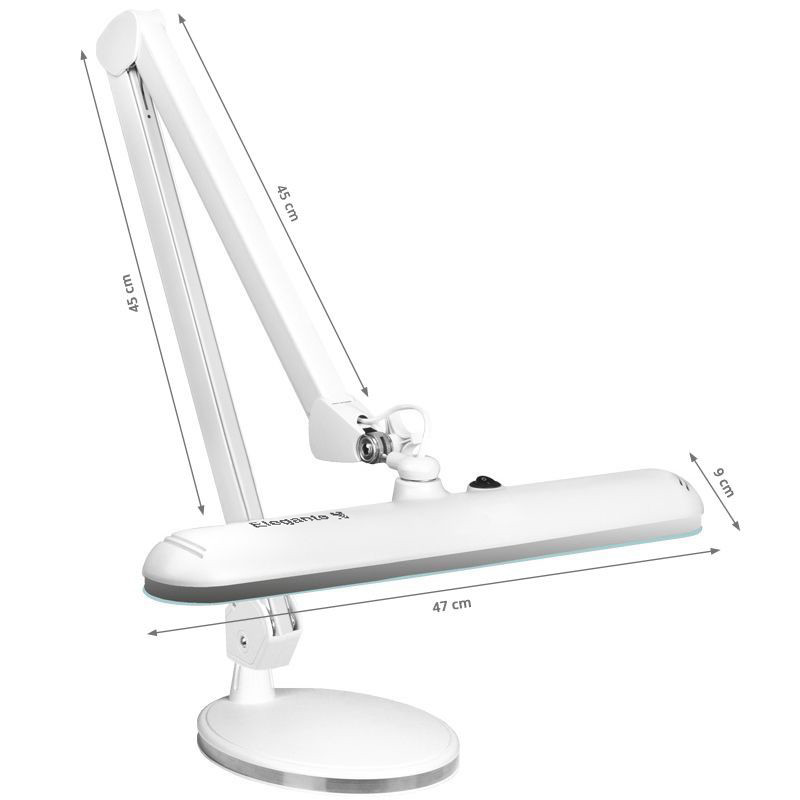 Elegant 801st LED workshop lamp with standard white base