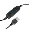 SNAKE RING LED LAMP LAMP ON A DESK BLACK
