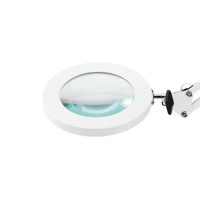 WHITE LED TABLE TOP MAGNIFIER LAMP GLOW 308
