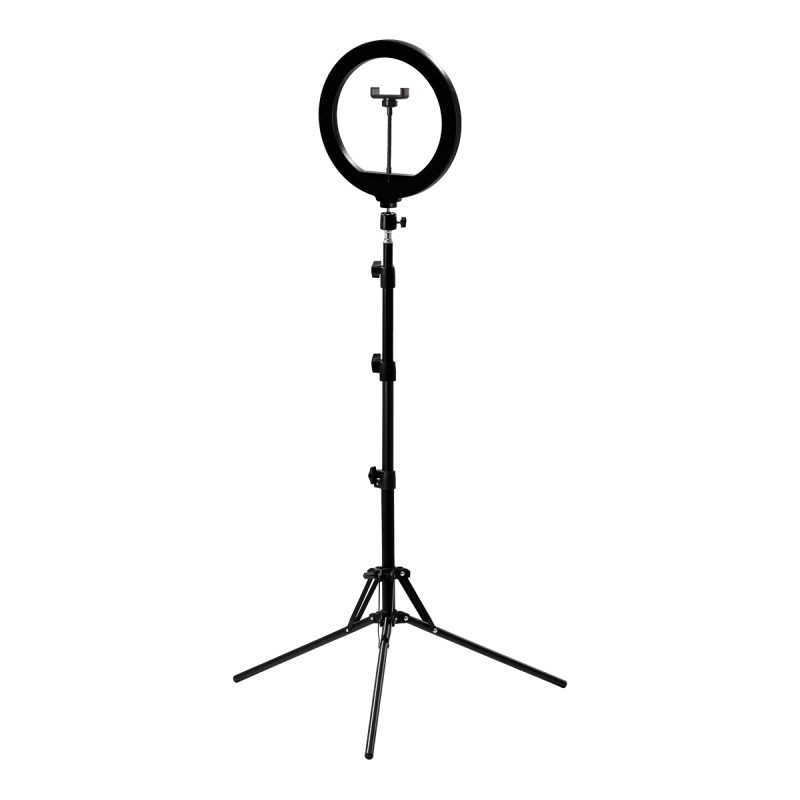 GLOW 10" bsc RGB ring lamp with 10W tripod