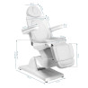 Electric cosmetic chair azzurro 870 3 strong white