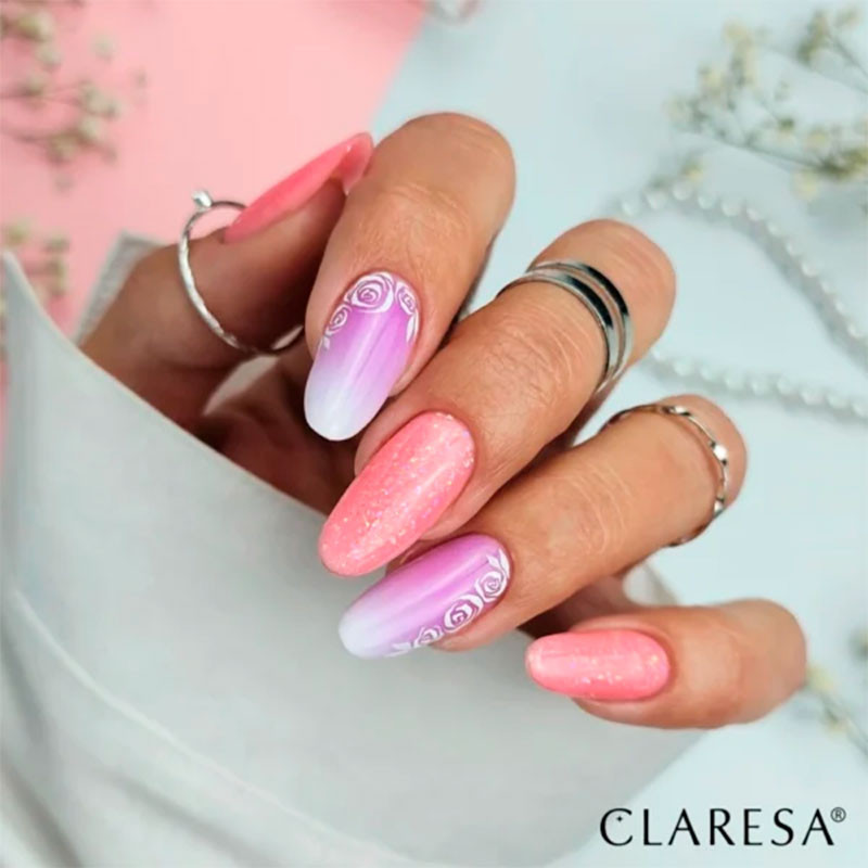 Brush Easy Gel Base Claresa Glitter Peach - 5 g
