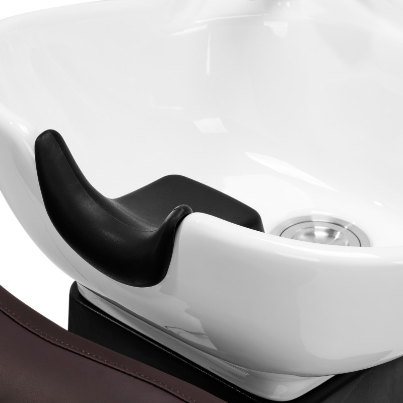 Gabbiano electric hairdressing wash unit TRYCHO brown