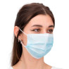 Disposable three-layer masks, blue - 50 pcs