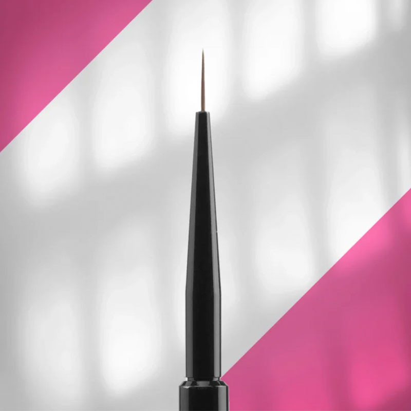 Тонкая кисть для дизайна Staleks Pro Expert Brush 1 mm/7 mm