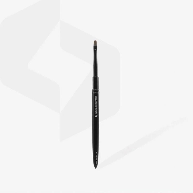 Кисть для геля Staleks Gel Brush Pro Expert 4mm/7mm NBE-04