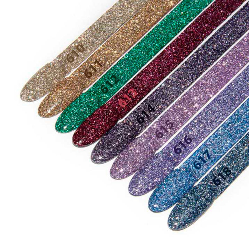 MollyLac Flashing Lights Metal Rain 8 ml Nr 618