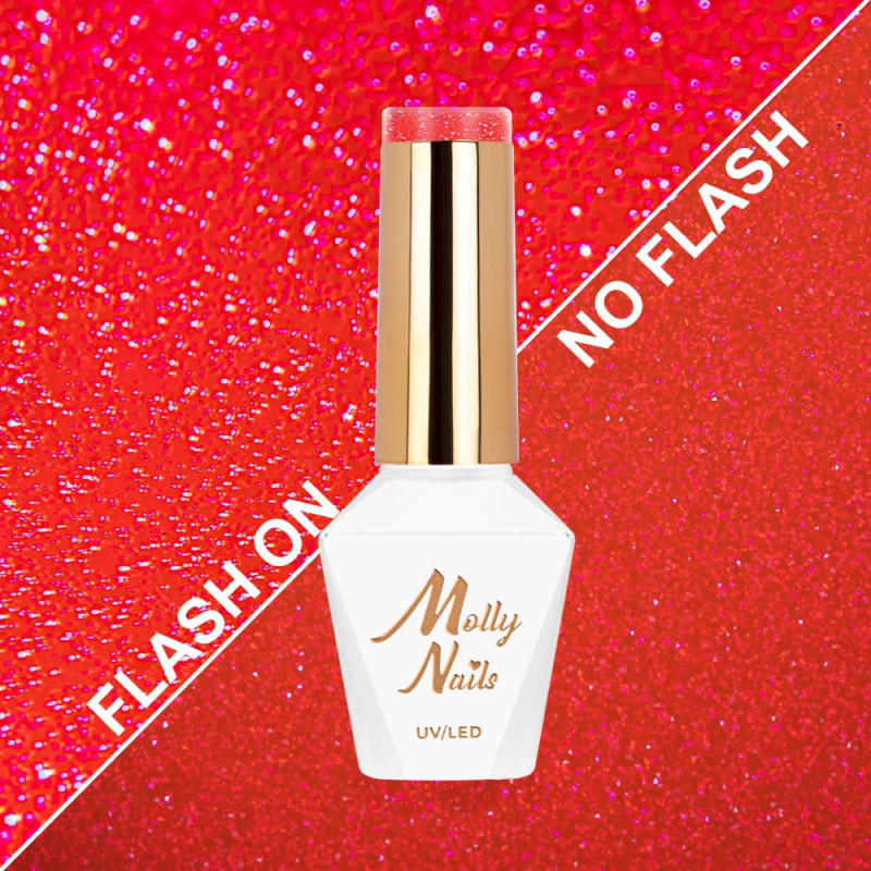 MollyLac Flashing Lights Neon Wow Girl! Nr 643,  8 ml