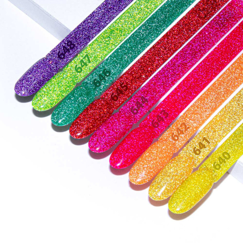 MollyLac Flashing Lights Neon Wow Girl! Nr 643,  8 ml