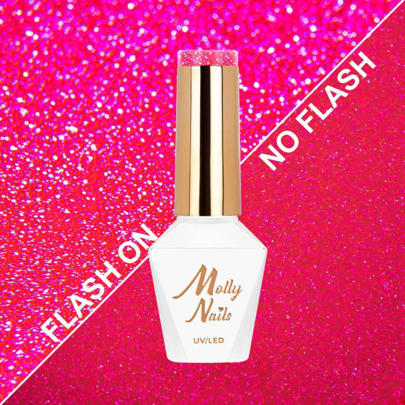 MollyLac Flashing Lights Neon Hippie Bling Nr 644, 8 ml