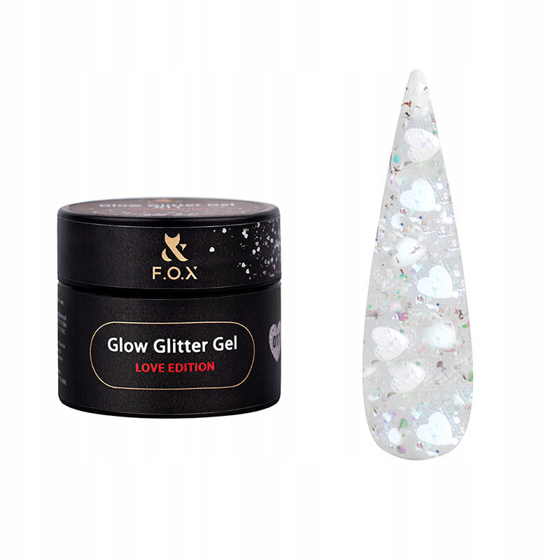 Glow Glitter Gel Love Edition F.O.X 011 - 5 ml