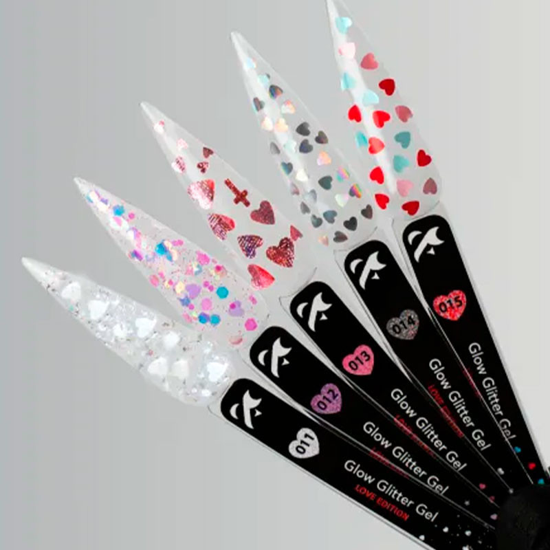 Glow Glitter Gel Love Edition F.O.X 012 - 5 ml