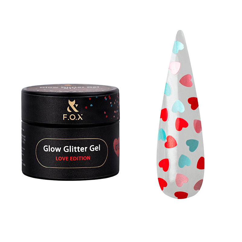 Glow Glitter Gel Love Edition F.O.X 015 - 5 ml
