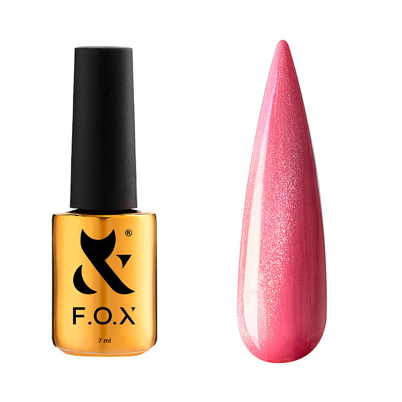 Color gel polish Cat Eye Pink F.O.X - 7 ml