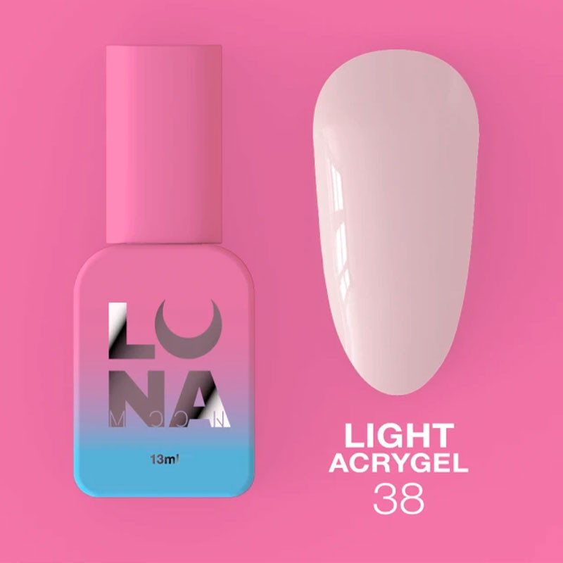 Lunamoon Liquid Gel Light Acrygel Nr 38 - 13ml