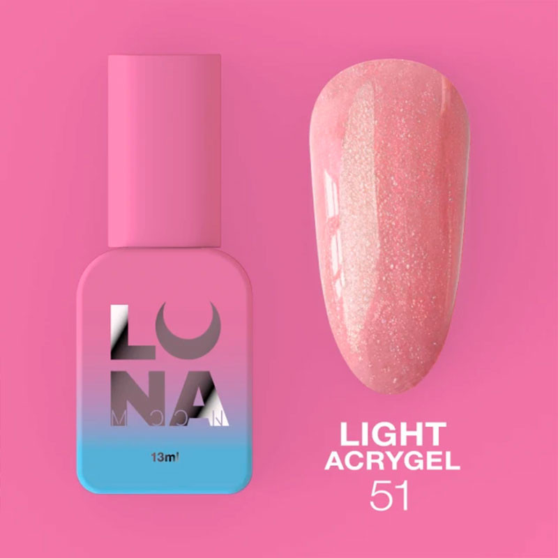 Жидкий Гель Lunamoon Light Acrygel Nr 51 - 13ml