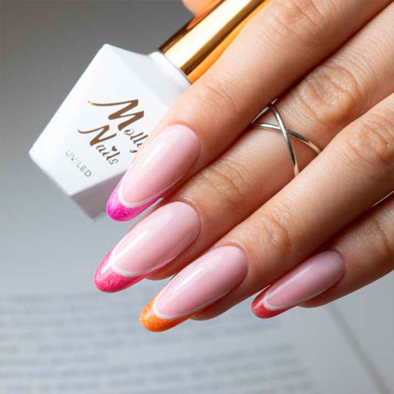 Color Gel Polish Molly Nails Neon Flash Cat Eye 170 - 8 g