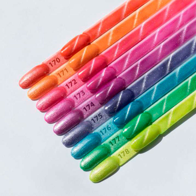 Color Gel Polish Molly Nails Neon Flash Cat Eye 171 - 8 g