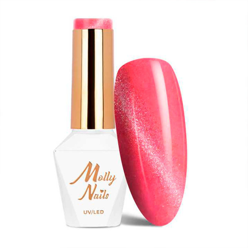 Color Gel Polish Molly Nails Neon Flash Cat Eye 172 - 8 g