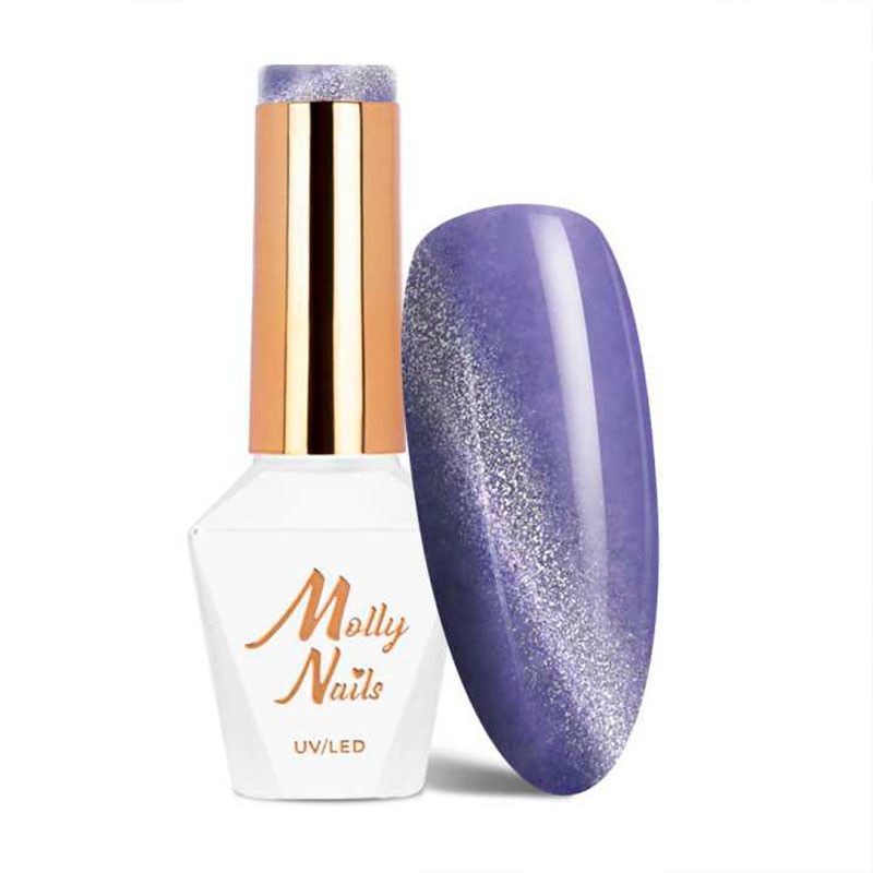 Color Gel Polish Molly Nails Neon Flash Cat Eye 175 - 8 g