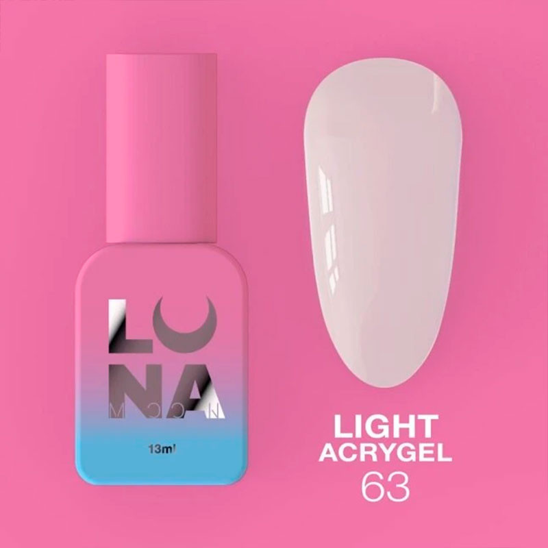 Lunamoon Liquid Gel Light Acrygel Nr 63 - 13ml