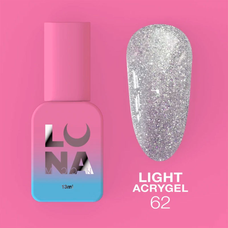Жидкий Гель Lunamoon Light Acrygel Nr 62 - 13ml