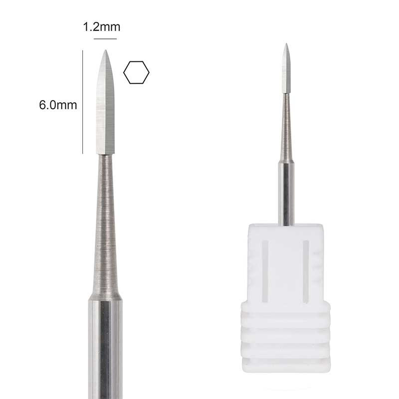 Ammattimainen kuusikulmainen turvallinen poranterä – Orange Beauty Tools – 1.2 mm / 6.0 mm