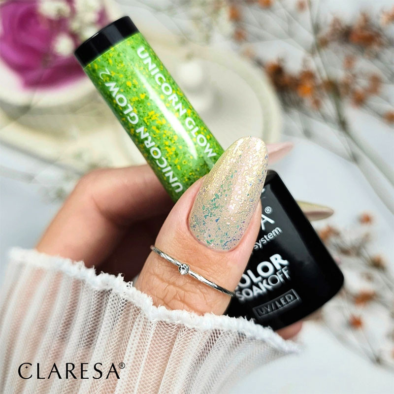 Color Gel Polish - Claresa - Unicorn Glow № 2, 5 ml
