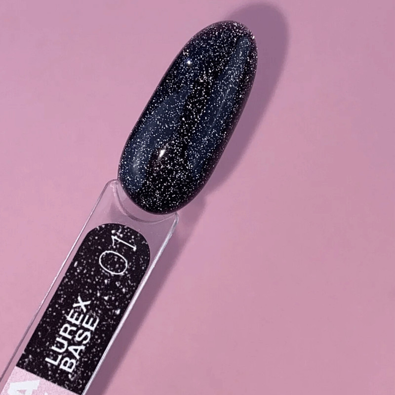 Kamuflaaž aluslakk Lunamoon Lurex Base Nr 1 - 13ml