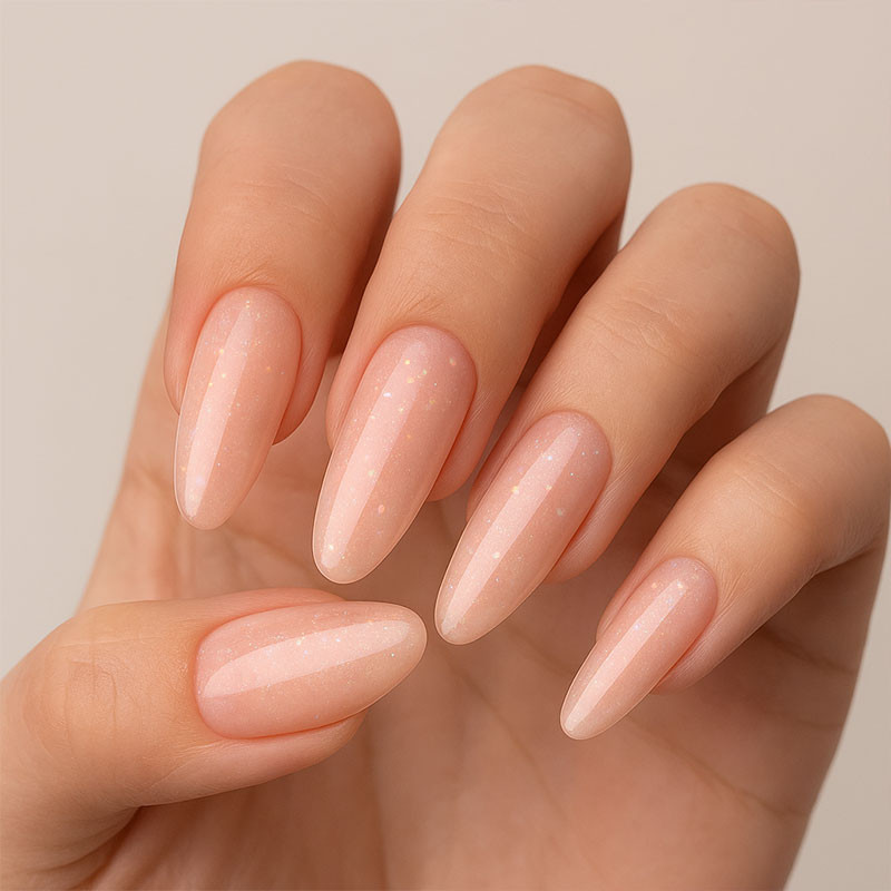 Rakennusgeeli - Hard gel F.O.X - Glitz Nude - 15 m