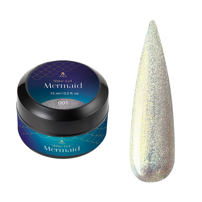 Shine Gel Mermaid 001 F.O.X  - 15 ml