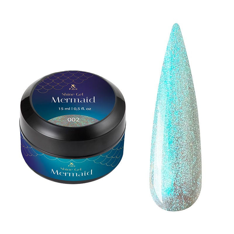 Shine Gel Mermaid 002 F.O.X  - 15 ml