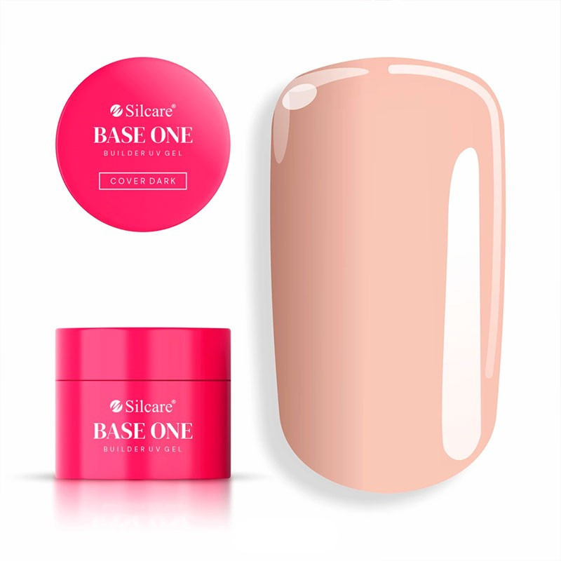 Base One Gel UV Silcare - Cover Dark