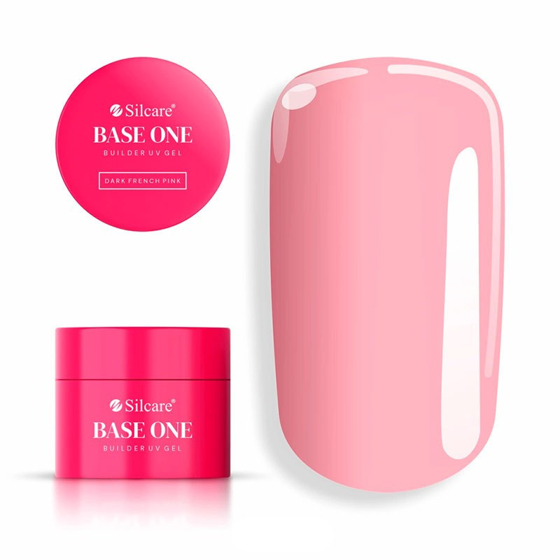 Base One Gel UV Silcare - French Pink Dark