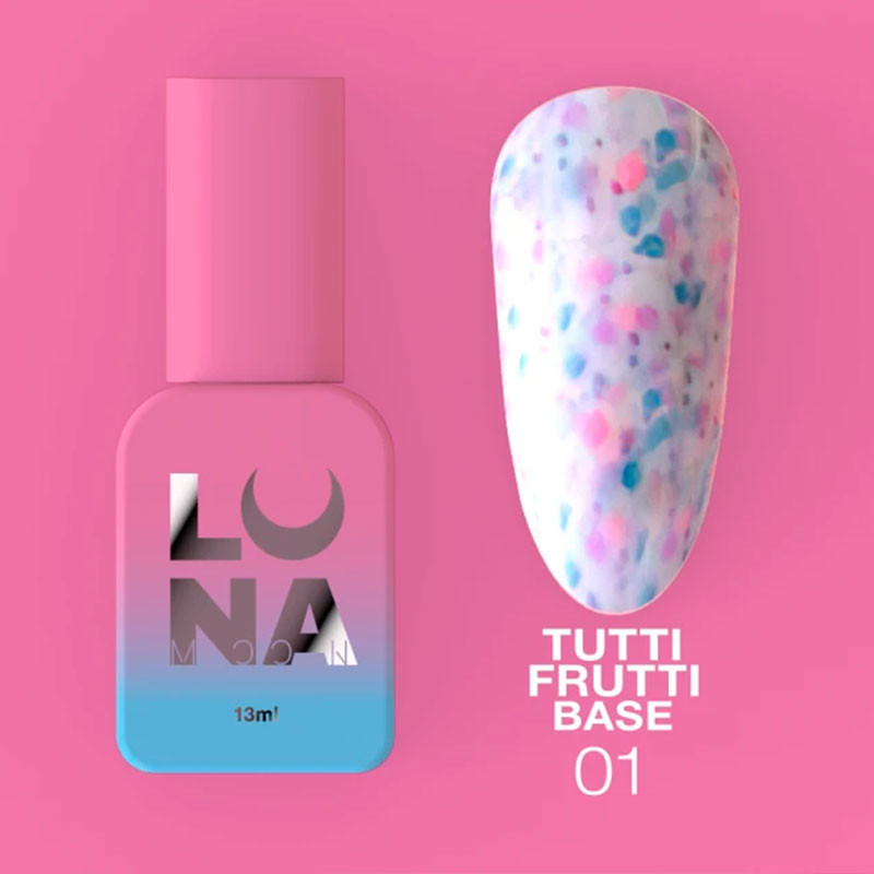 Камуфлирующая база Lunamoon Tutti Frutti Base № 01 - 13 ml