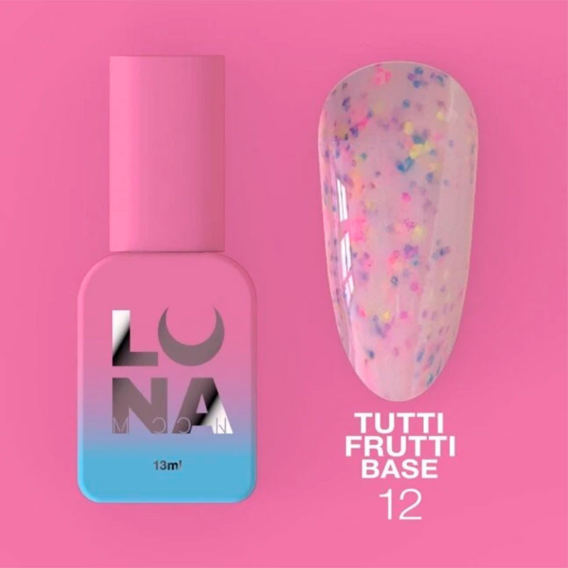 Камуфлирующая база Lunamoon Tutti Frutti Base № 12 - 13 ml