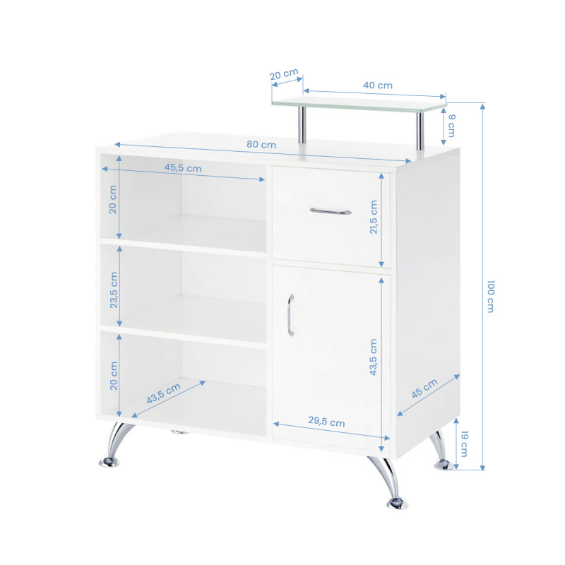 Gabbiano reception desk q-0833