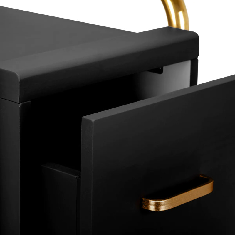 Gabbiano hairdressing assistant Solo gold – black