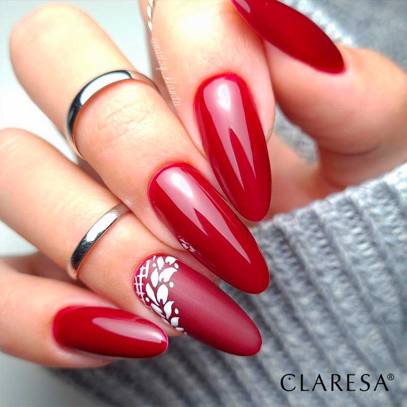 Smalto gel colorato - Claresa RED № 435, 5 ml
