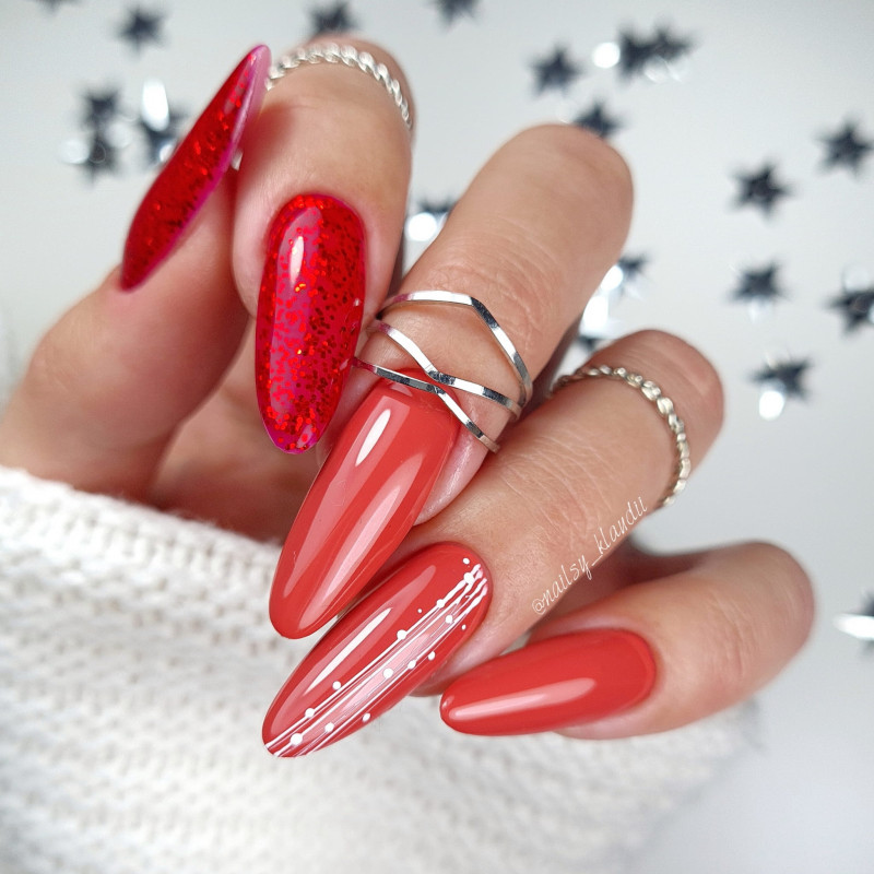 Smalto gel colorato - Claresa RED № 431, 5 ml