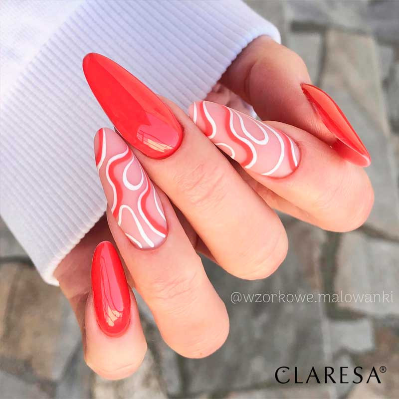 Smalto gel colorato - Claresa RED № 400, 5 ml